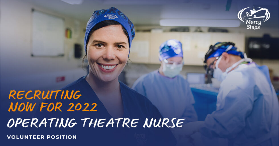 Operating Theatre Nurse Mercy Ships Australia