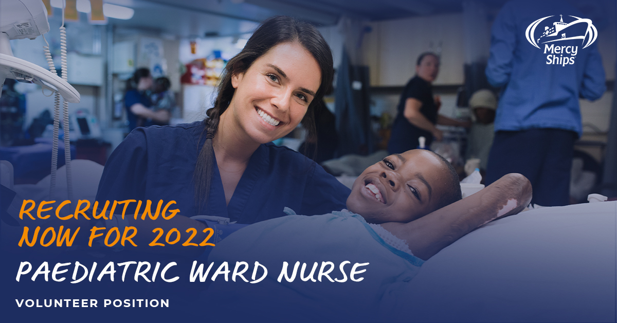 Paediatric Ward Nurse - Mercy Ships Australia