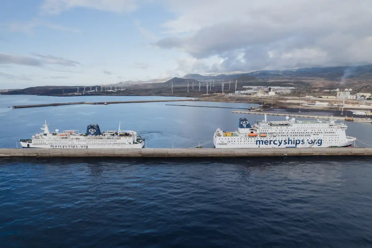 Africa Mercy and Global Mercy Ships