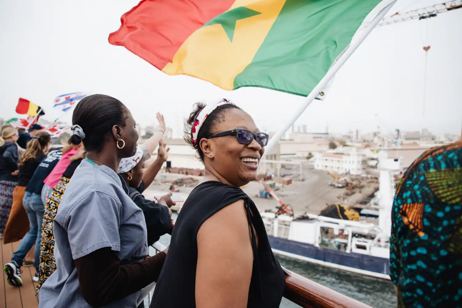 One Port, Two Nations: The Global Mercy™ Arrives in Dakar