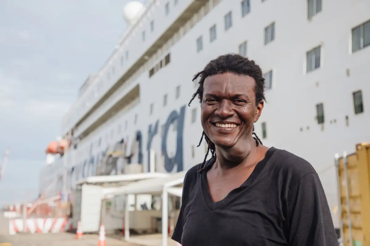 Father is first patient in Sierra Leone to receive life transforming surgery on board Mercy Ship
