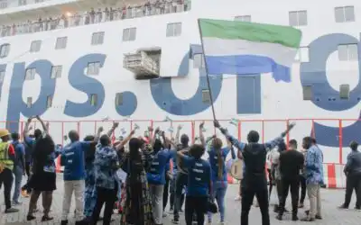 Celebrations in Sierra Leone: The Global Mercy™ Returns