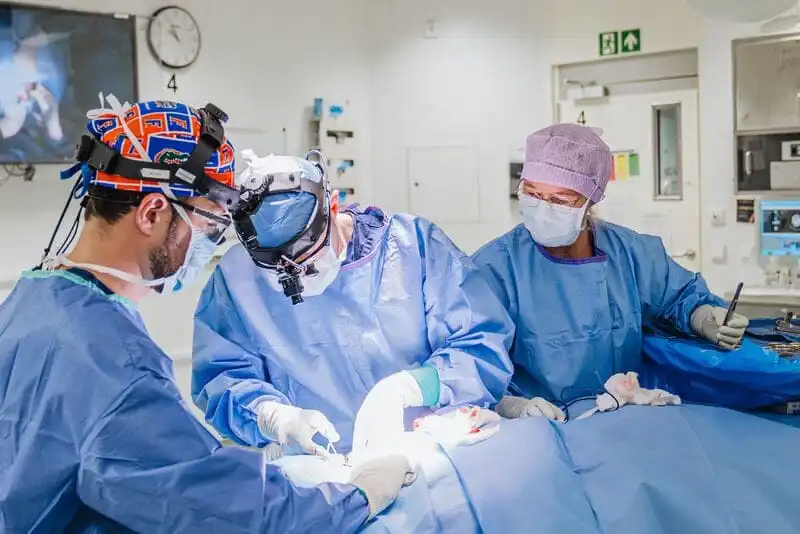 Lise Meling Sjolyst, Operating Room Nurse, at the OR during a surgery. information on how you can become a volunteer nurse and travel abroad while helping charities such as Mercy Ships