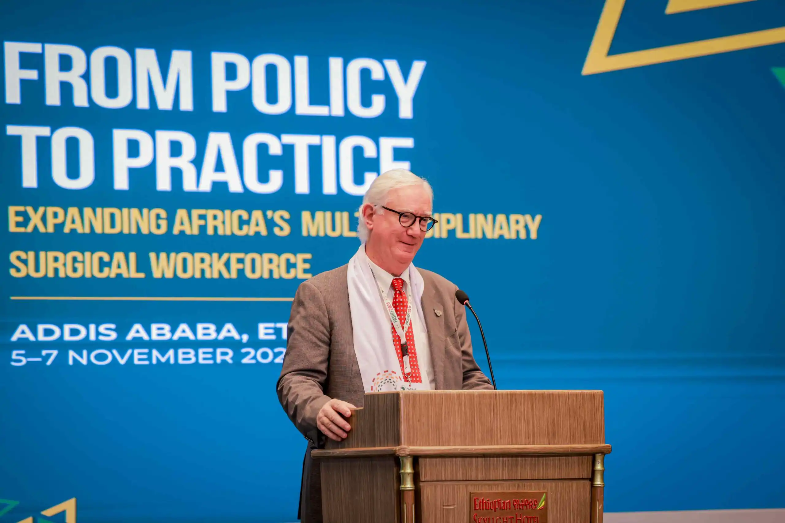 Dr. Walt Johnson, Director of Strategic Partnerships at Mercy Ships and former WHO lead for Emergency and Essential Surgical Care