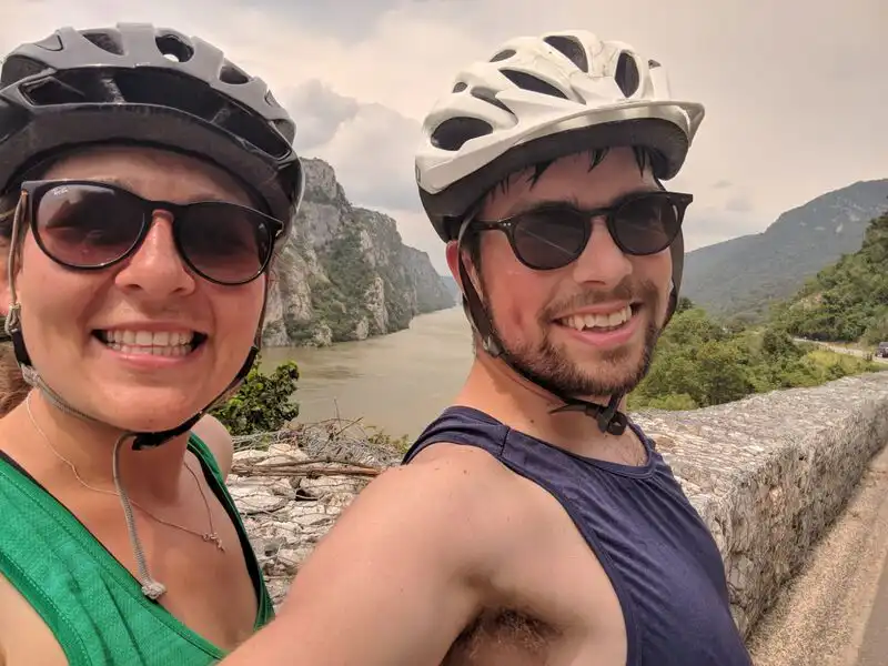 Matt and Coco Morley are celebrating their first year of marriage by cycling from London to Tanzania and raising money to support Mercy Ships.